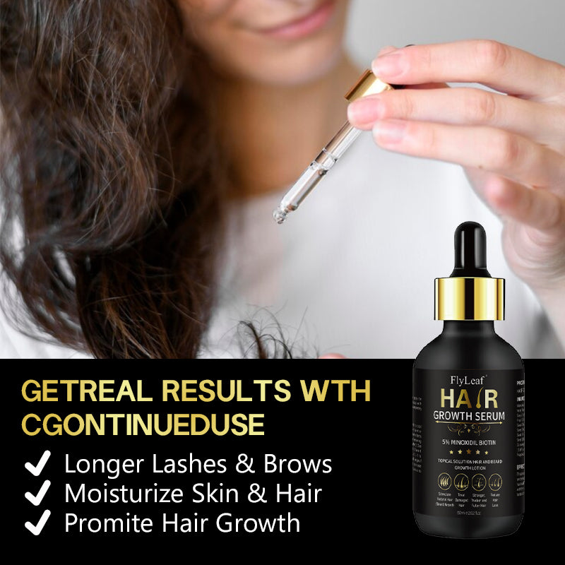 Hair Growth Serum – Biotin, Minoxidil & Ginger