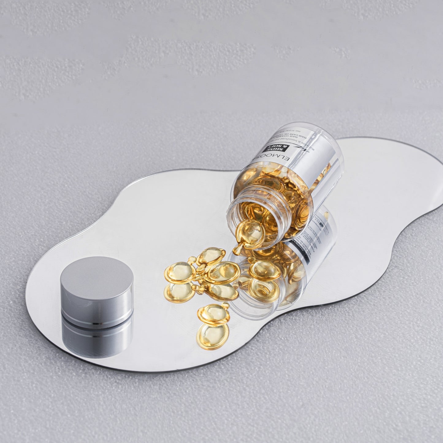 ELMOOSA Caviar Hair Oil Capsules – Daily Hair Vitamins with Camellia & Essential Oils