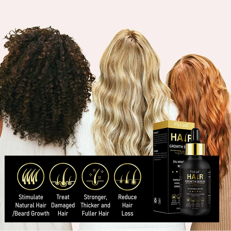 Hair Growth Serum – Biotin, Minoxidil & Ginger