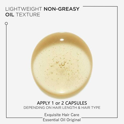 ELMOOSA Caviar Hair Oil Capsules – Daily Hair Vitamins with Camellia & Essential Oils