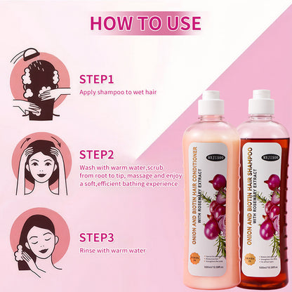 Onion Biotin Rosemary Shampoo & Conditioner