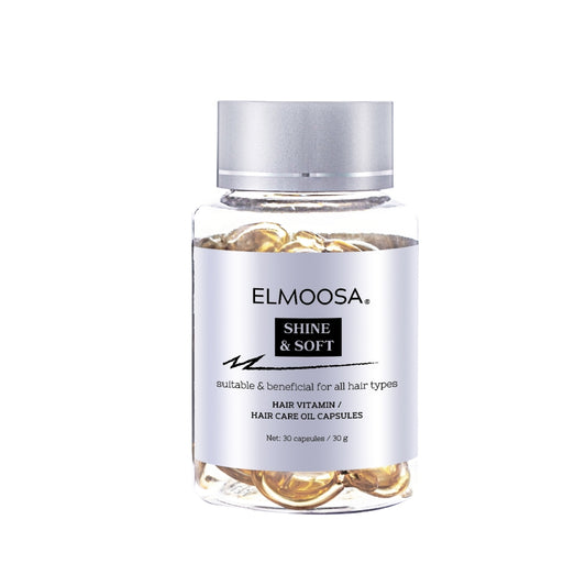 ELMOOSA Caviar Hair Oil Capsules – Daily Hair Vitamins with Camellia & Essential Oils